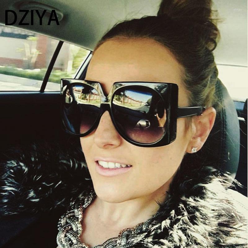 

Sunglasses Oversized Brand Fashion Men Ladies Candy Tone Uv400 Retro Glasses 60210