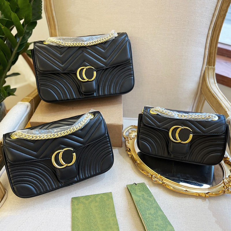 

Ladies Fashion Luxury Designer Bag Leather Handbag Messenger Bag Chain Shoulder Green, Box