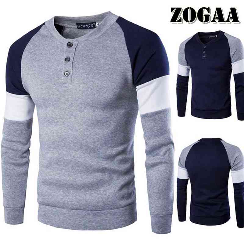 

Men's Sweaters Zogaa Fashion Casual Men Sweater Slim Knitwear Ohals Mens Plain Long Sleeves Sweater Autumn Winter Tops Men Clothing J220915, Grey