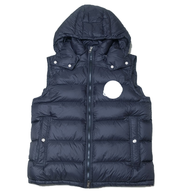 

Maya Designer Men's Vests Down Vest French Hat with Letters Women's Vest Embroidered Badge Warm Winter Jacket, Supplement (not shipped separately)