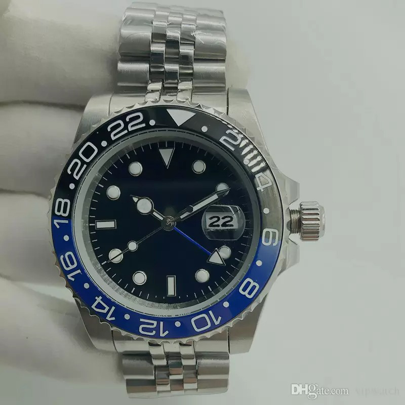

montre de luxe mans automatic watches ceramics full stainless steel 40mm super luminous waterproof relojes de lujo para hombre, Freight difference