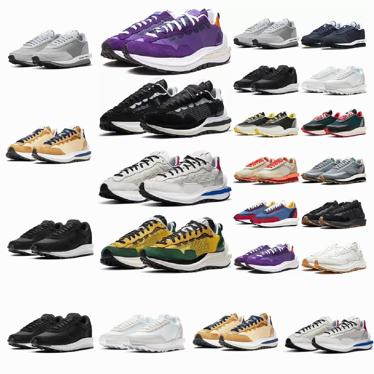 

Running Shoes Trainers Sports Sneakers Pure Platinum Sail White Nylon Noir 2022 Vaporwaffle Mens Waffle Pegasus Fragment Undercover Ldwaffle Ldv Clot Men Women, B11