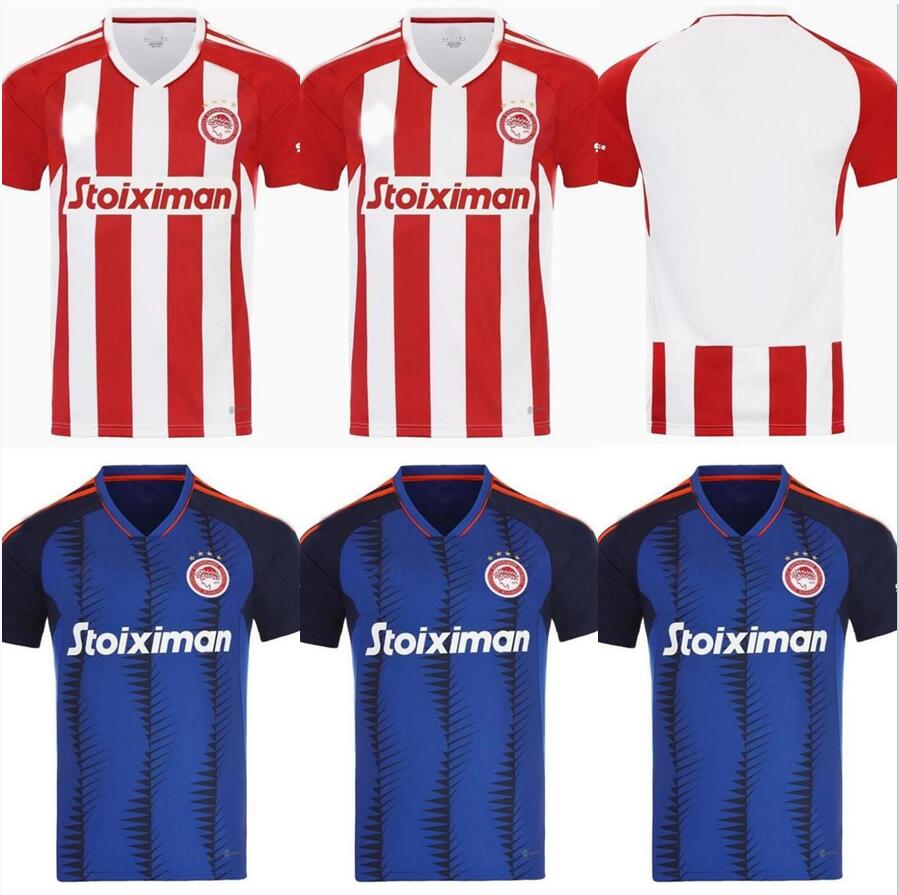 

22/23 Customize Greece Olympiacos F.C soccer jerseys home 2022 2023 EL ARABI KOKA FORTOUNIS PEPE CAMARA maillots MASOURAS BOUCHALAKIS football shirts uniforms, Red