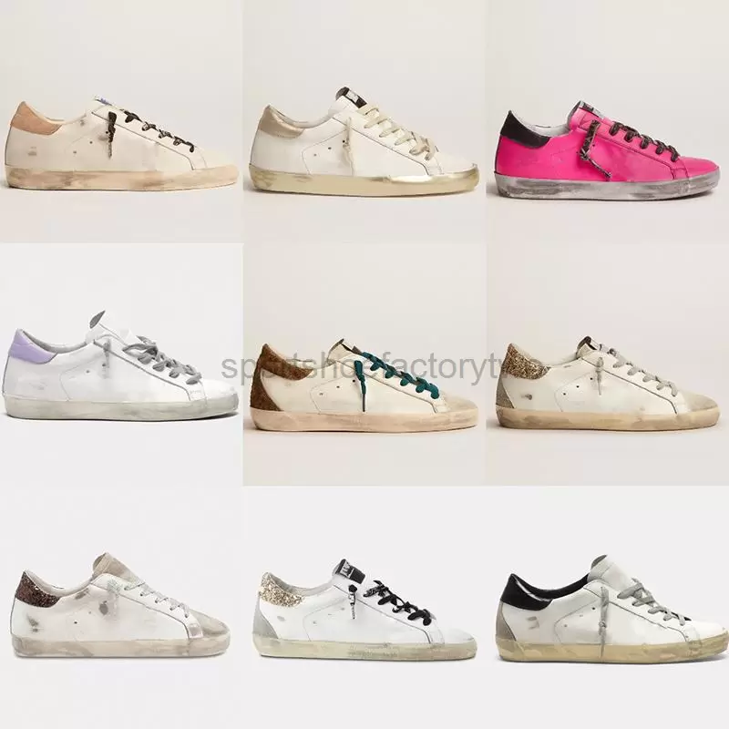 

With Box #Golden#Gooses#Sneakers Popularity Super Star Women Sneakers Golden basket Shoe Sequin Classic White Do-old Dirty casual shoes, Star3 silver glitter star