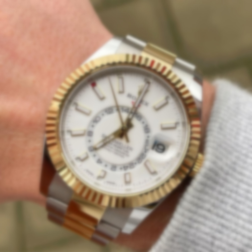 

AAA 3A Quality Rolex Sky Dweller Band Brand 42mm Men Watches With Original Green Box 326934 Automatic Chronometer Oystersteel Rolexwatch H03