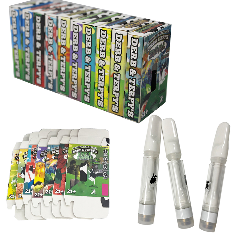 

Sample Derb Terpy Full Ceramic Glass Vape Cartridges Atomizers Vapes Carts 1ml Empty 10ps/pack