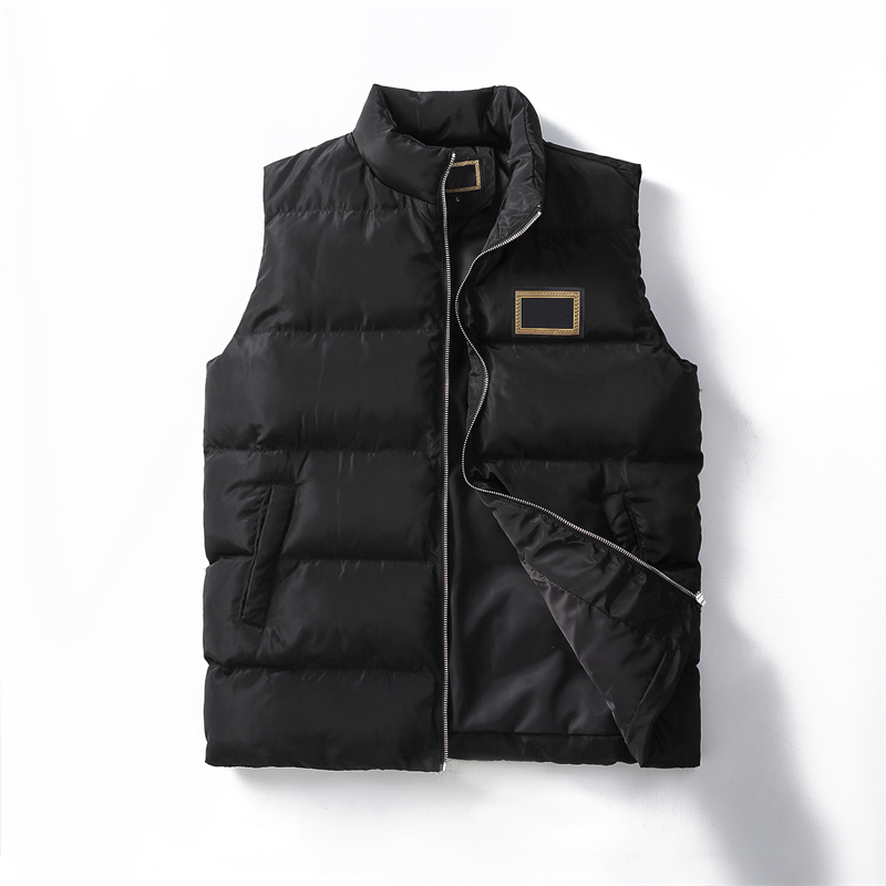 Mens Vests Fashion Down Jackets Womens Parka Silm Vest Couples Clothing Fashion Warm Outerwear Puffer waistcoat Coat M-3XL