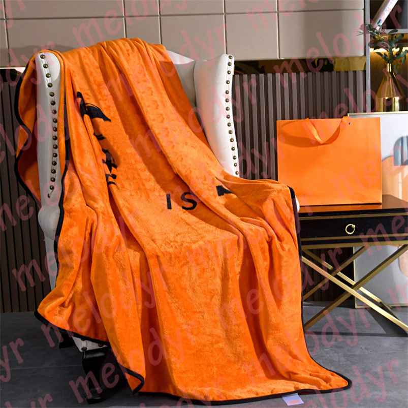 

Luxury Blankets Soft Plush Warm Blanket Home Sofa Bed Office Rug Designer H Letter Travel Blanket