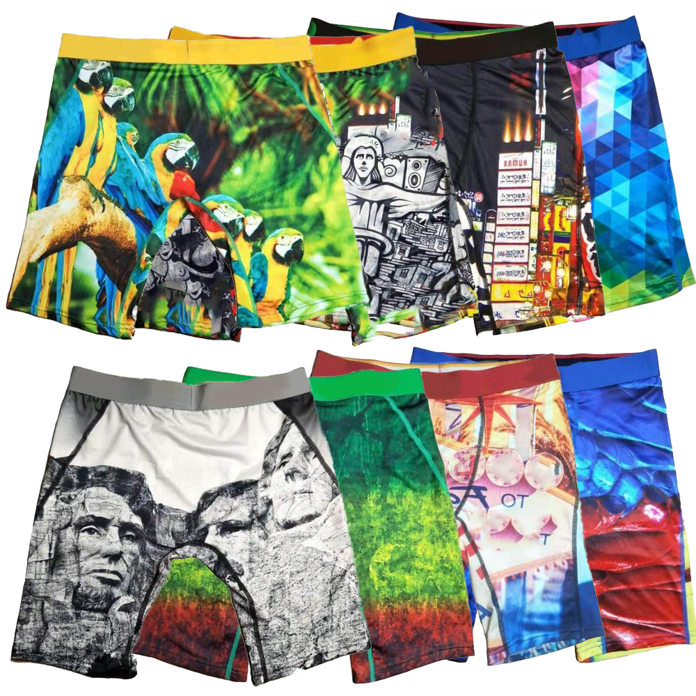 

22fw Designer Man Underpant Staple Boxers Briefs Calzoncillos Hombre Hip Hop Skateboard Street Beach Swim Shorts Fashion Stretch Quick Dry Surf Pool Party Shorts, 6 colro mixing