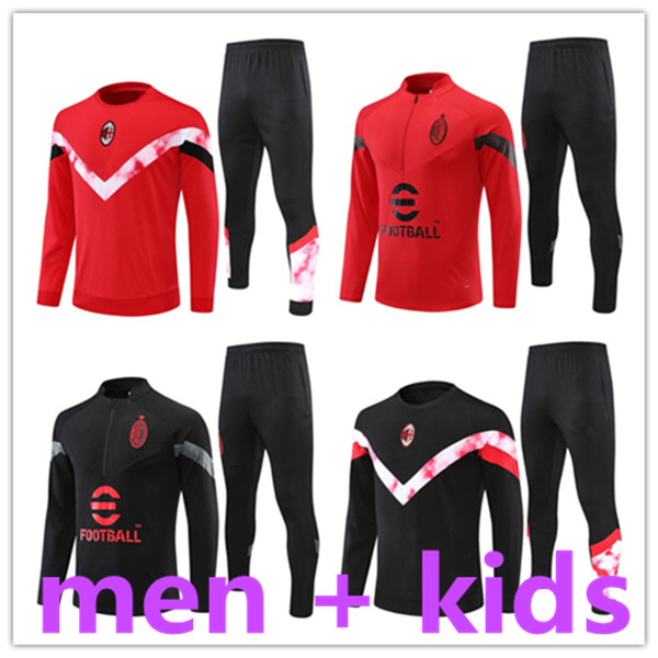 

AC milanS designer tracksuit retro tuta maglia jersey training survetement camiseta jerseys chandal kit 22 23 football men and kids uomo calcio