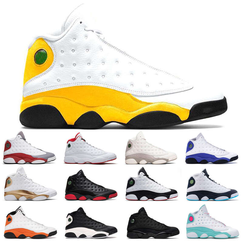 

Basketball Shoes Men Sports Sneakers Gold Glitter Black Cat Cap Gown Hyper Royal 13 13S Mens Size 36-47, #13