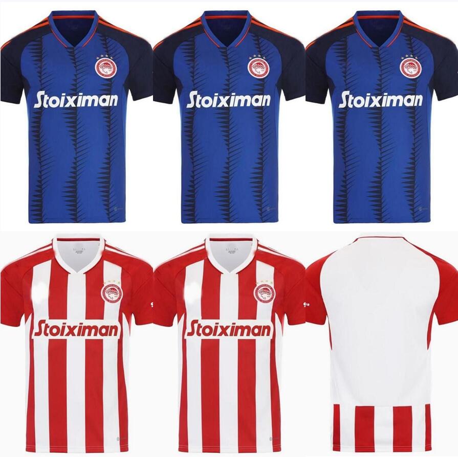 

22/23 Customize Greece Olympiacos F.C soccer jerseys home 2022 2023 EL ARABI KOKA FORTOUNIS PEPE CAMARA maillots Marcelo James Rodriguez football shirts uniforms, Red