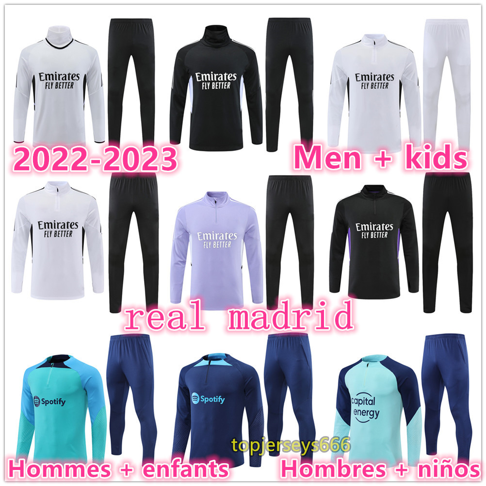 

2022 2023 Real madrids tracksuit set madrides training suit soccer jersey 22 23 men and kids football kits chandal futbol survetement foot kit tracksuits, Shorts