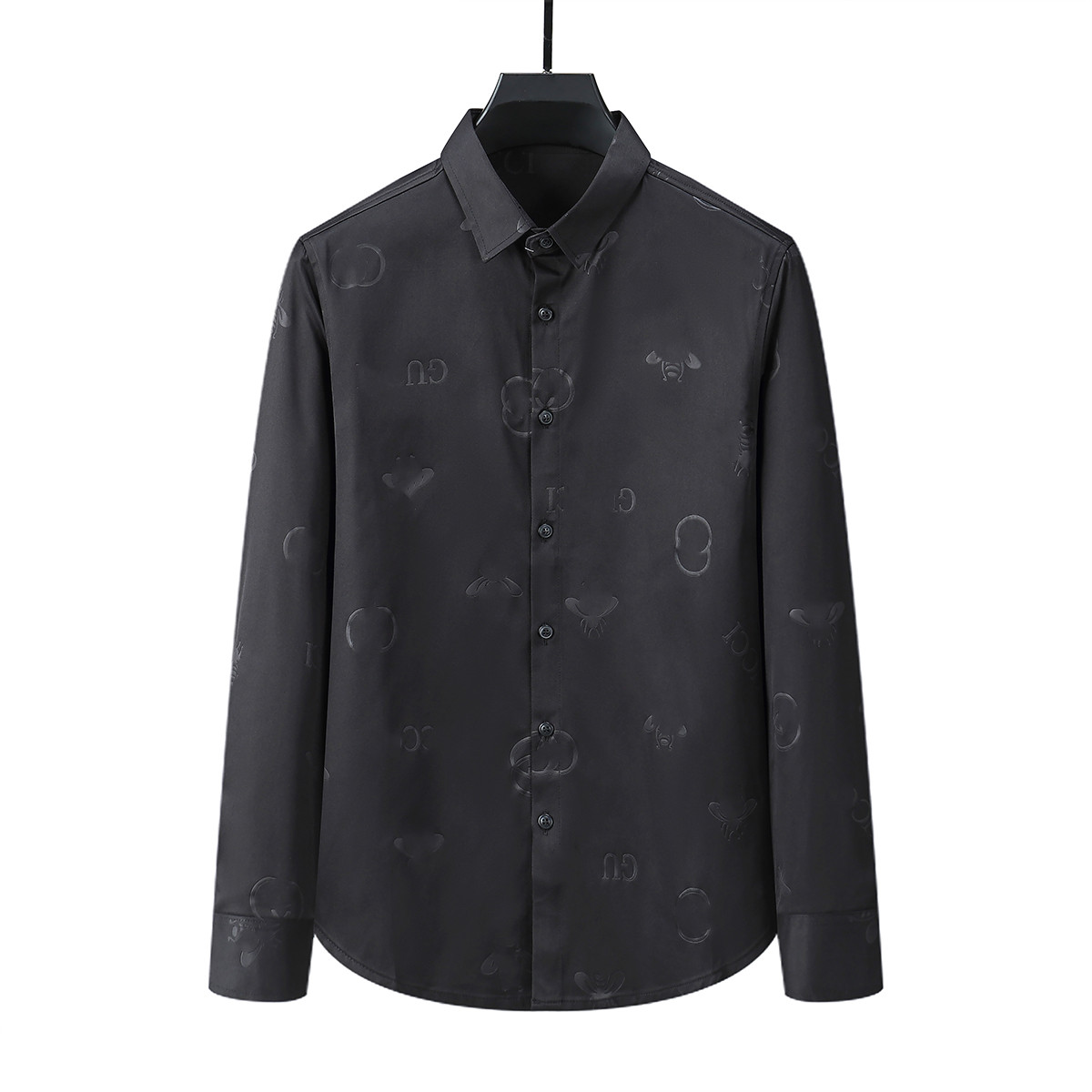 Men's Casual Shirts 2022 Men's Autumn Long-Sleeved Male Slim Fit Spring Lapel Business Dress Shirt Tops Brand Clothing M-3XL 03