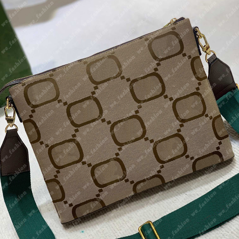

Mens Pouch With Strap Jumbo G Messenger Bag Designer Men Shoulder Bag Women Clutch Bags Womens Handbag Pouches Pochettes Cosmetics 0924, Brown with g