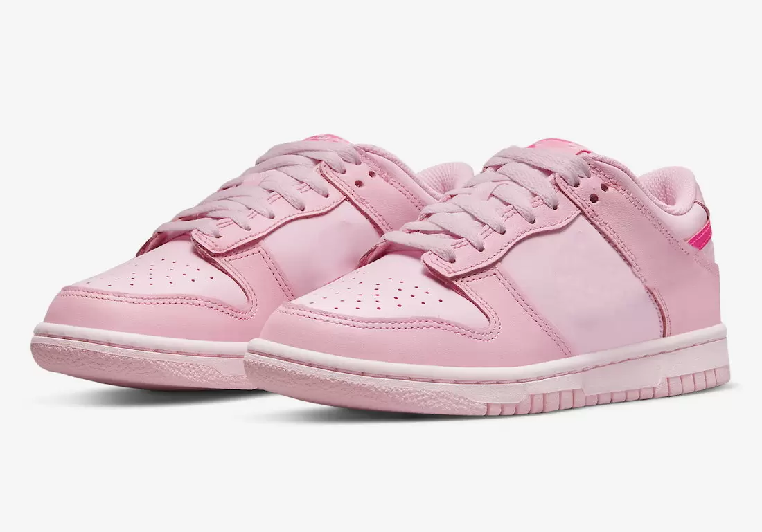 

Shoes Basketball Girl Dunks Low Triple Pink kids AndSt. Patricks Day red black Green White Grade school children's sale Trainner Sneakers US7.5C-US6.5Y