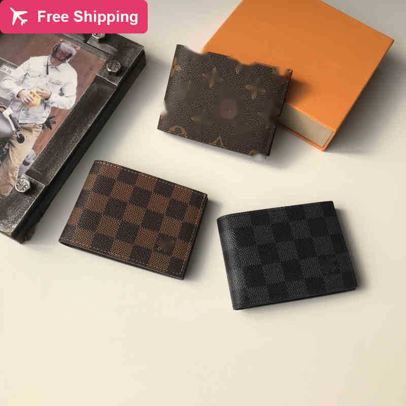 

Wallets women's card wallet M67808 men Luxury pocket Real Leather zipper design pack MULTIPLE short SLENDER coin Purse AMERIGO MARCO