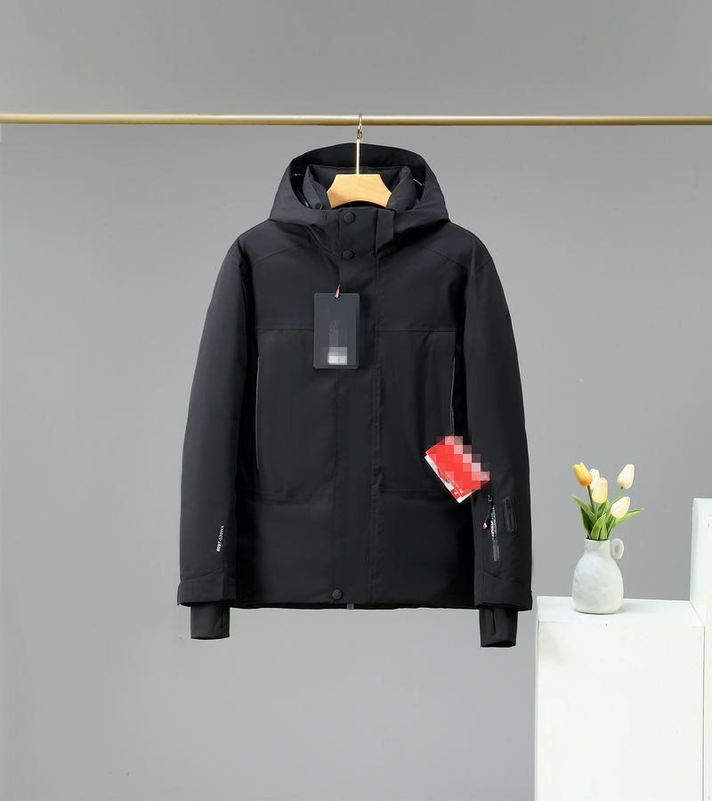 

Top High Quality Designers Mens Cluny Long Down Jacket Parkas Italy Italian Luxury Monler Hooded Fur Fox Puffer Slim Vintage Fashion Casual Man Outdoor Jackets Coats