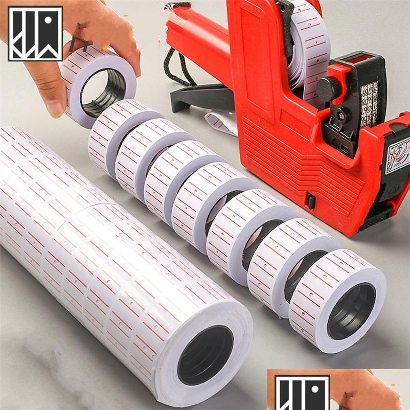 

Other Event Party Supplies 10 20Pcs Adhesive Price Labels Paper Tag Label Sticker Single Row For Gun 21Mmx12Mm Suitable Grocer Soif Dhpsq