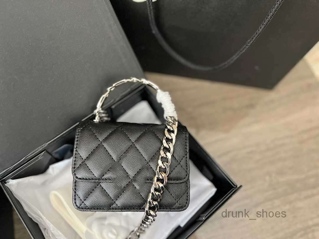 

Evening Bags Designer Bag C Ladies Luxury One Shoulder Crossbody Enamel Handle Handbag Black Soft Texture