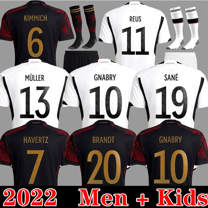 

2022 GERMANY Soccer Jerseys 22 23 HUMMELS KROOS REUS GNABRY WERNER SANE MULLER KIMMICH Football Shirt Maillot Foot Men Kids Kit uniforms, Color 4