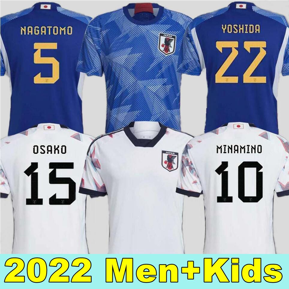 

22 23 Japan Soccer Jerseys KUBO 2022 2023 Fans Player Version MINAMINO SHIBASAKI ITO YOSHIDA Football Shirt KAMADA TSUBASA HARAGUCHI Mens Jersey Kids Kit, 2022 home
