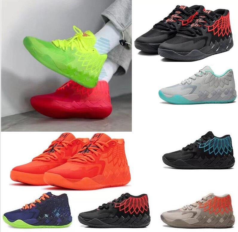 

Basketball Shoes Sport Shoe Trainner Sneakers Rare Grey Red Purple Glimmer Pink Green Black Lamelo Ball Mb01 Rick And Morty Mens Queen Galaxy Buzz City, Mu1111