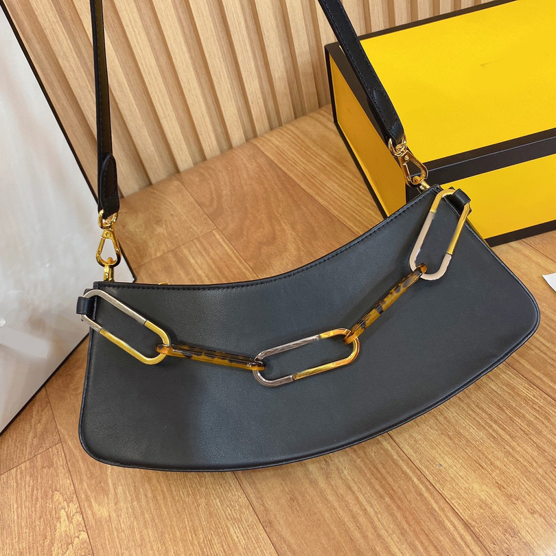 

Luxury Designer bag Shoulder Handbags F Quality High Fashion women wallets Clutch totes CrossBody cowhide chain underarm bags Ladies purse 5A handbag with logo, No bags