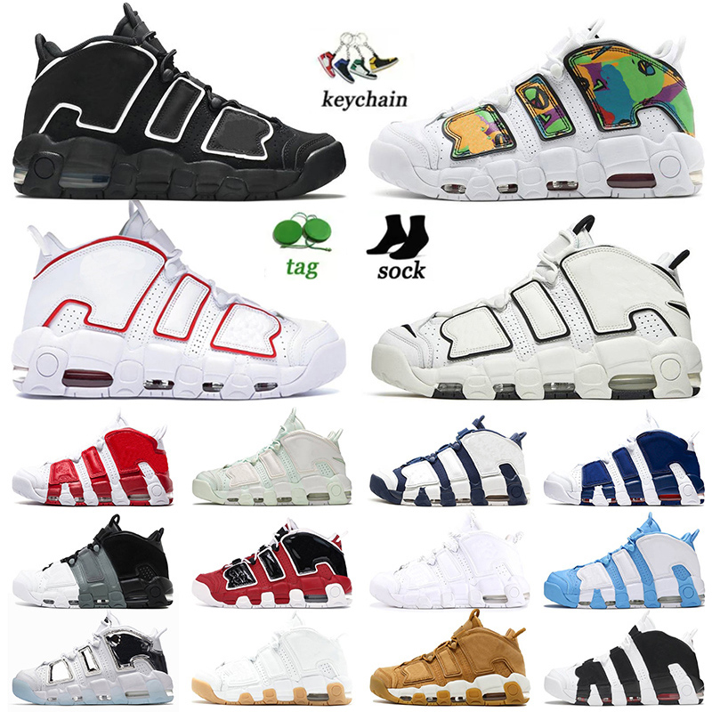 

Top Fashion Uptempos Scottie Pippen Basketball Shoes Black Bulls Hoops Pack White Varsity Red Peace Love University Blue UNC Split Women Mens Trainers Sneakers, C28 loud and clear 36-45