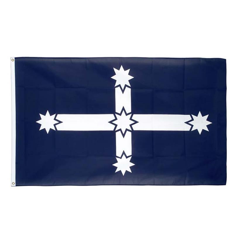 

Australian Eureka Flag 3x5ft Printing Polyester Club Team Sports Indoor With 2 Brass Grommets 278A