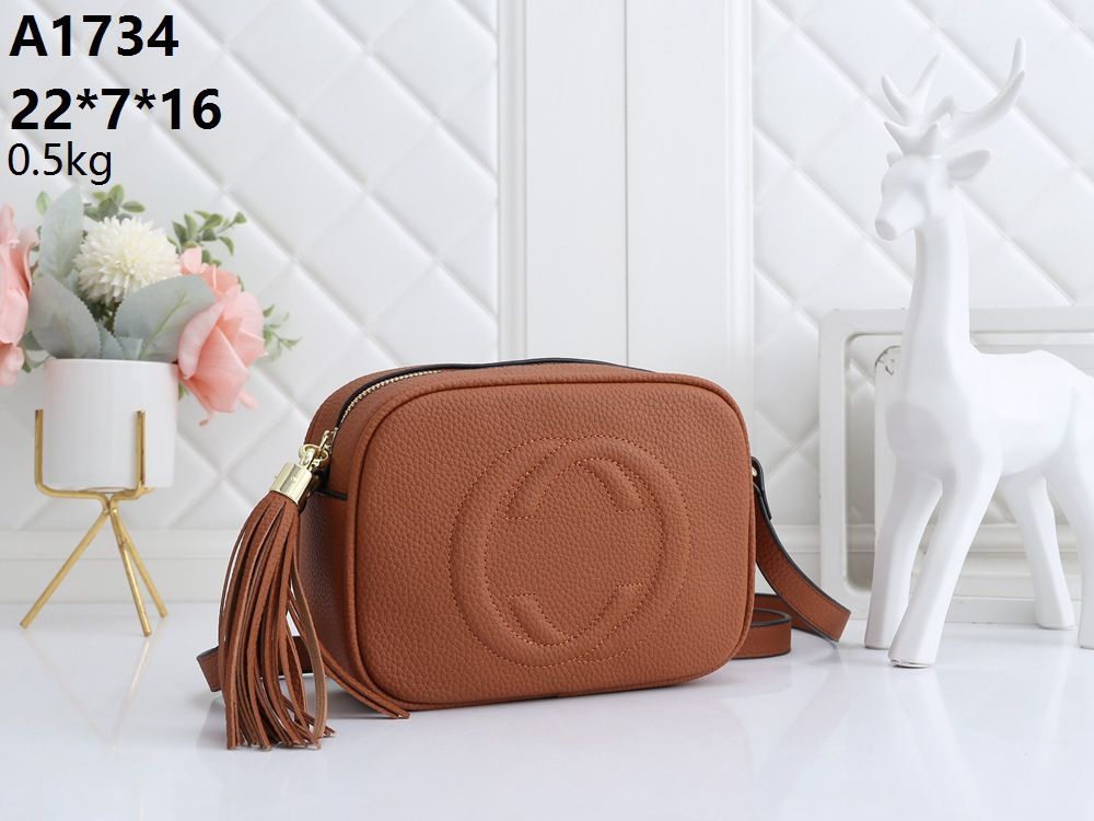

2022 Top Designers Women Bags Leather Crossbody Shoulder Bag Fringed Messenger Handbags Purse Wallet 22cm 6 Color, No bag