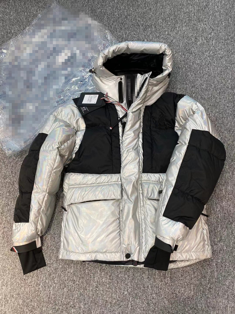 

Luxury France Mens down jacket Letter Monclair Logo Knitted women Parkas Panel Casual coats Bomber jackets Designers Men S Clothinga1
