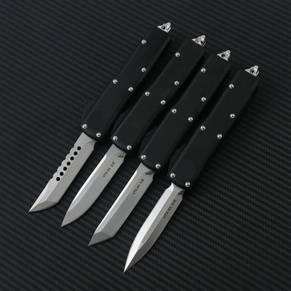 

4Styles Automatic UTX 85 knife Double Action D2 blade Aluminum Handle Auto Self defense Pocket Knives EDC UT85 BM 940 9400 3310 A0172Y