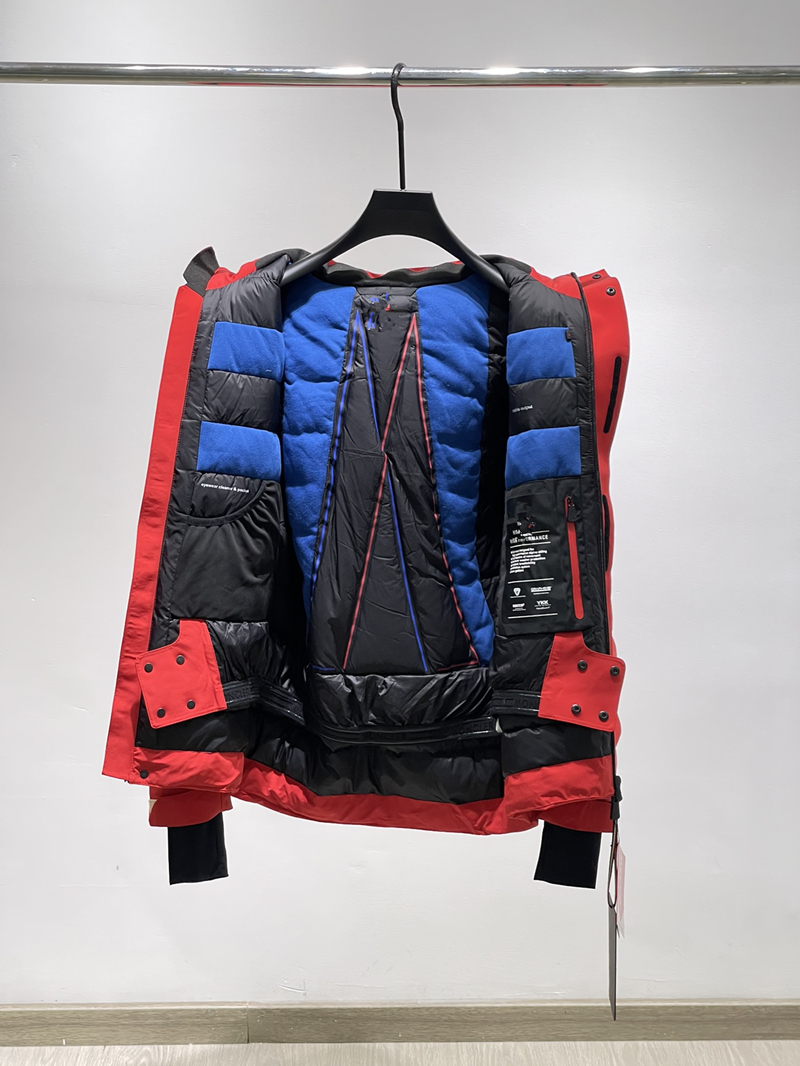 Luxury France Mens down jacket Letter Monclair Logo Knitted women Parkas Panel Casual coats Bomber jackets Designers Men S Clothing022