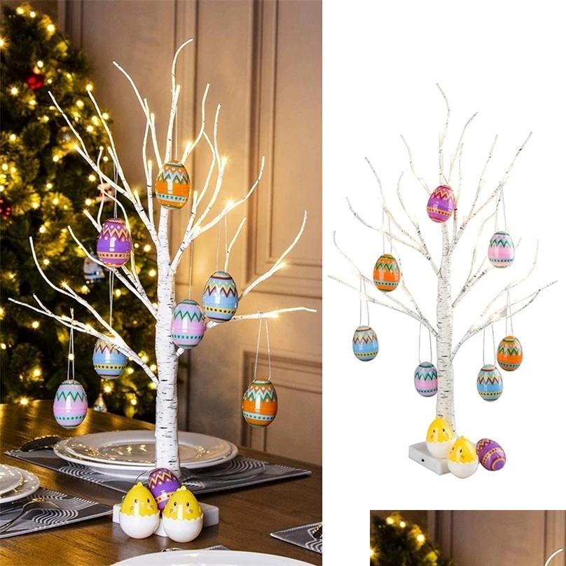 

Other Festive Party Supplies Other Festive Party Supplies 62Cm Birch Tree Led Light Easter Decorations For Home Egg Ornaments Soif Dhqzz