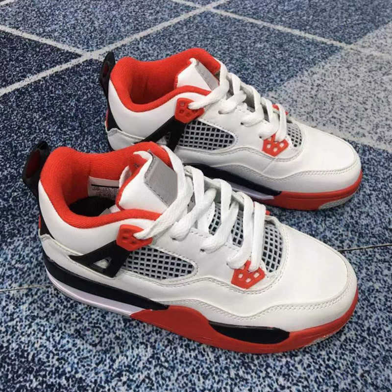 

2023 New Arrival 4S Children Sneaker Basketball Shoes University Blue Black Cat Grey Cement Hyper Royal Boy Girl Gradeschool Child Outdoor2S3I, No.7