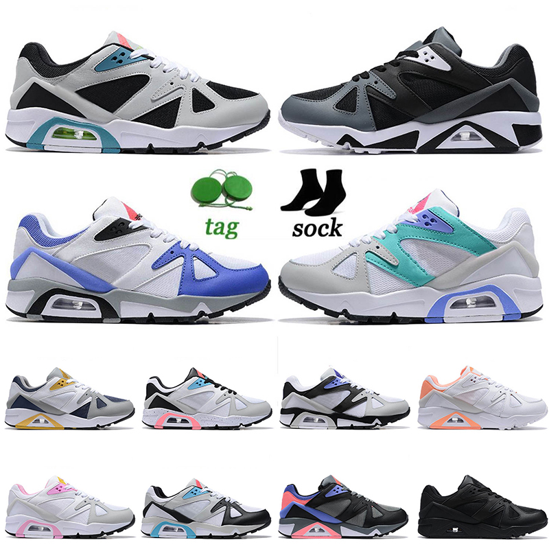 

Airs Structure Triax 91 Men Women Running Shoes Triple Black Smoke Grey Purple Rose White Teal Pink Laser Orange Navy Citron Persian Violet Trainers Sports Sneakers, A2 black purple 36-45