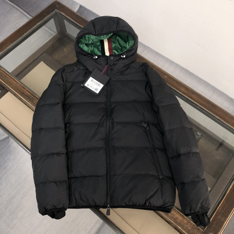 

aLuxury France Mens down jacket Letter Monclair Logo Knitted women Parkas Panel Casual coats Bomber jackets Designers Men S Clothing 01