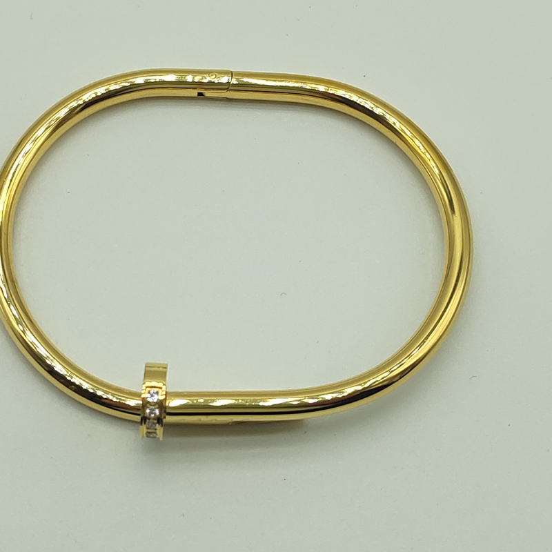 

Stainless steel Gold Bangle Bracelets Women Luxury Designer Diamond Rhinestone Letter Jewelry Crystal 18K Gold Plated Lovers Gift Bangles Mens Bracelet