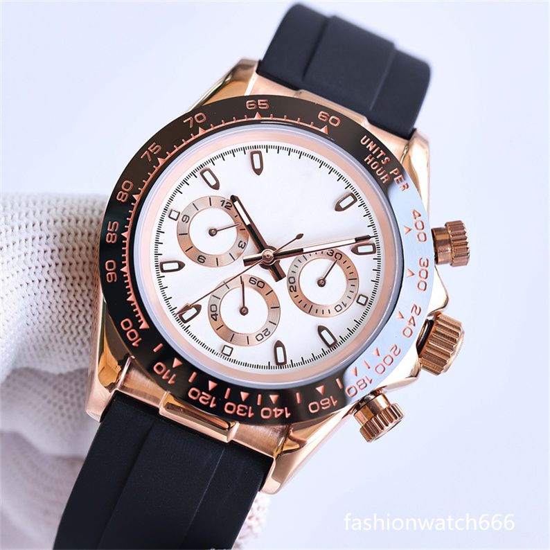 

mens Movementmechanical watches Luxury Orologio Waterproof Function Watches 41mm Quartz Sports 007 Folding buckle Wristwatches sapphire Brown watch n1