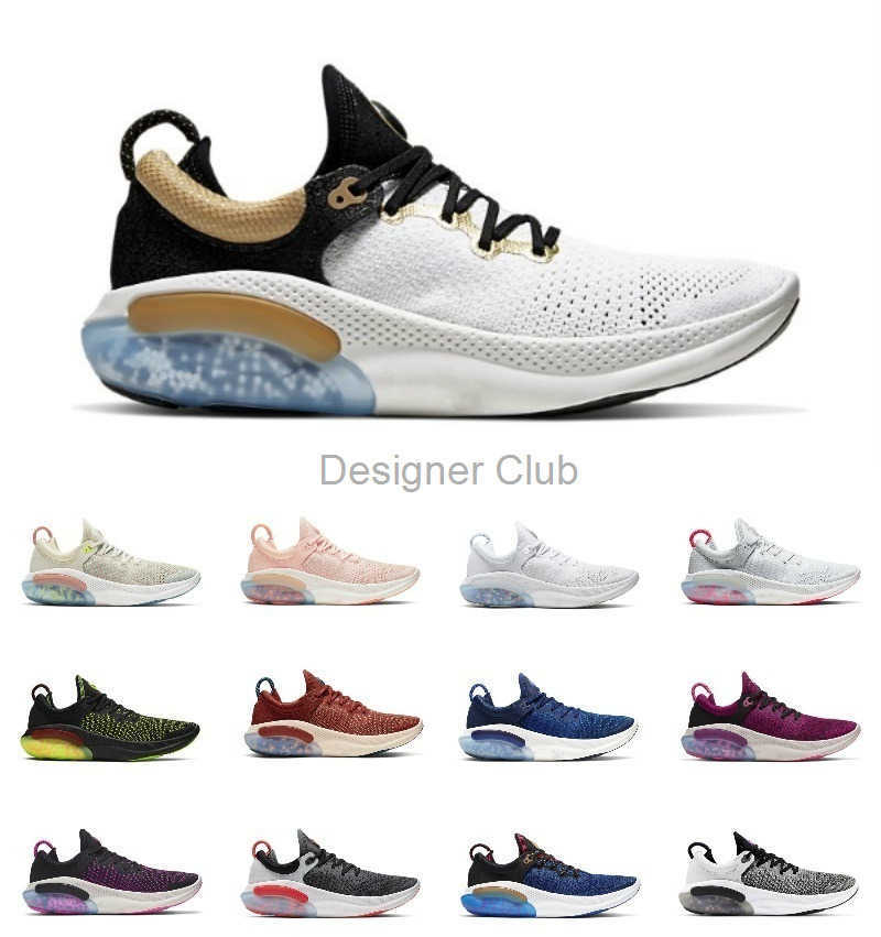 

2021 Joyride Run FK Mens Womens Running Shoes Triple Black White Sail Tint Electric Green Pure Platinum University Red Racer Blue Void knit