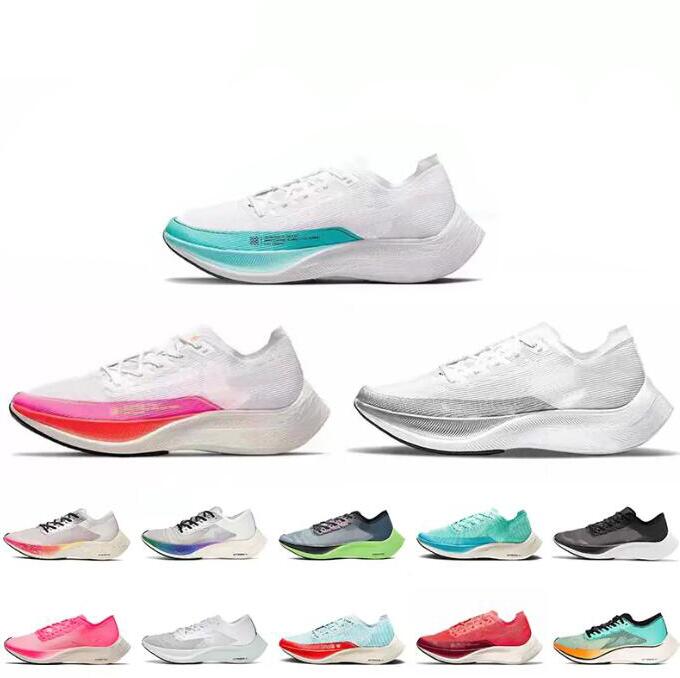 

2022 Top fashion pegasus zoomx vaporfly next% 2 men women running shoes White Metallic Silver Off Pink Aurora Green Ekiden Blue Ribbon Be True, 4#40-45
