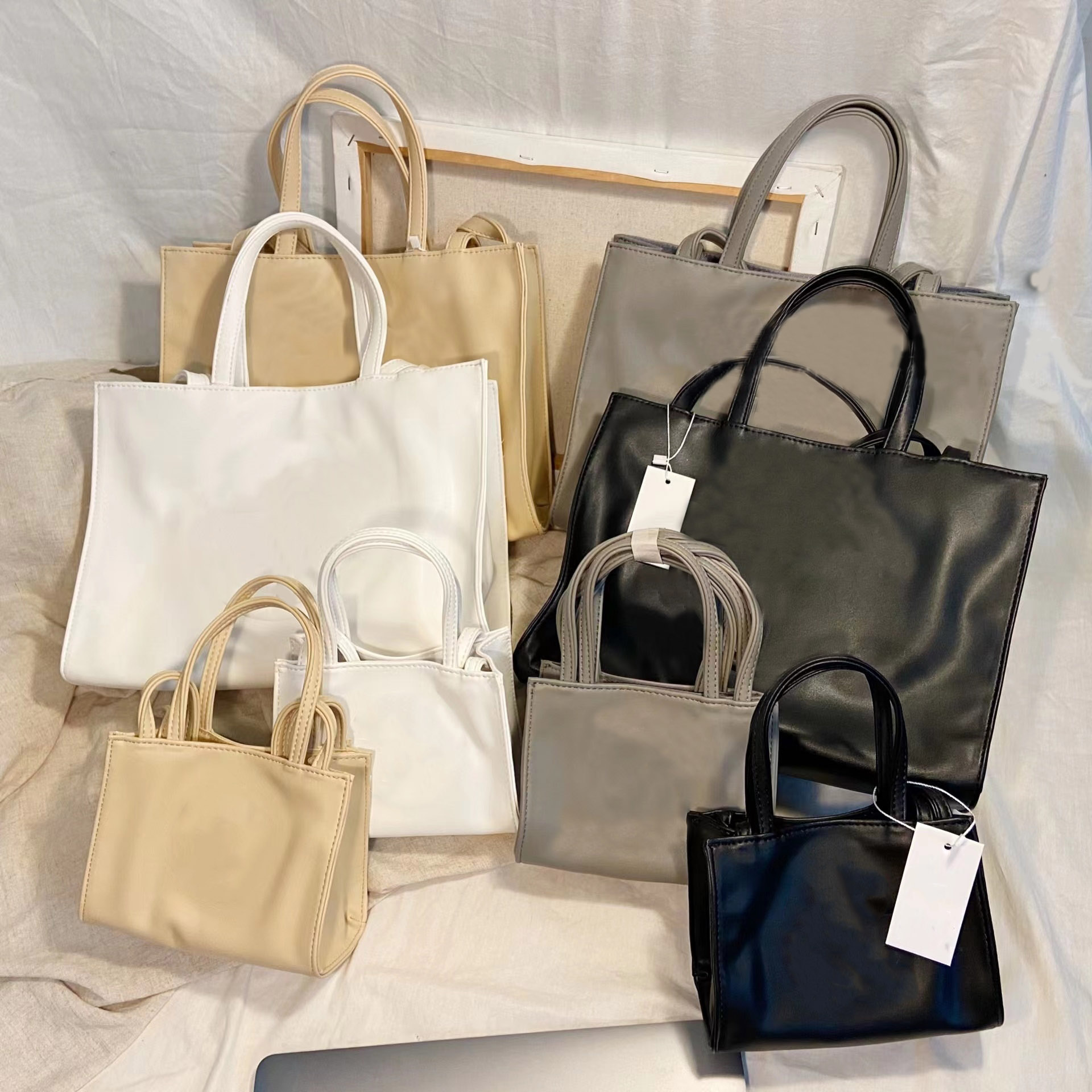 

Top Designer 3 size Telfars Shoulder Handbags Mini bags women handbag soft Leather Crossbody luxurious Fashion Shopping Pink White Satchels bag, I need see other product