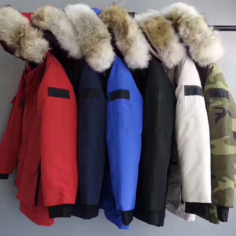 

Designer Parkas Coats Mens Womens Designers Down Jackets Veste Homme Winter Jassen Puffer Big Fur Hoody Apparel Fourrure Outerwear Manteau Hiver Canadian Parkas, Black-1