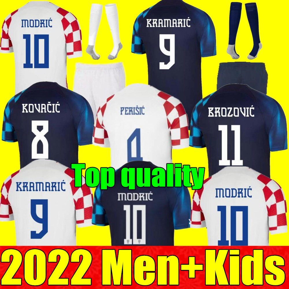 

2022 Croacia soccer jerseys MANDZUKIC MODRIC PERISIC KALINIC football shirt 22 23 Croazia RAKITIC CrOaTiA KOVACIC Men kids kit uniforms, Adult home