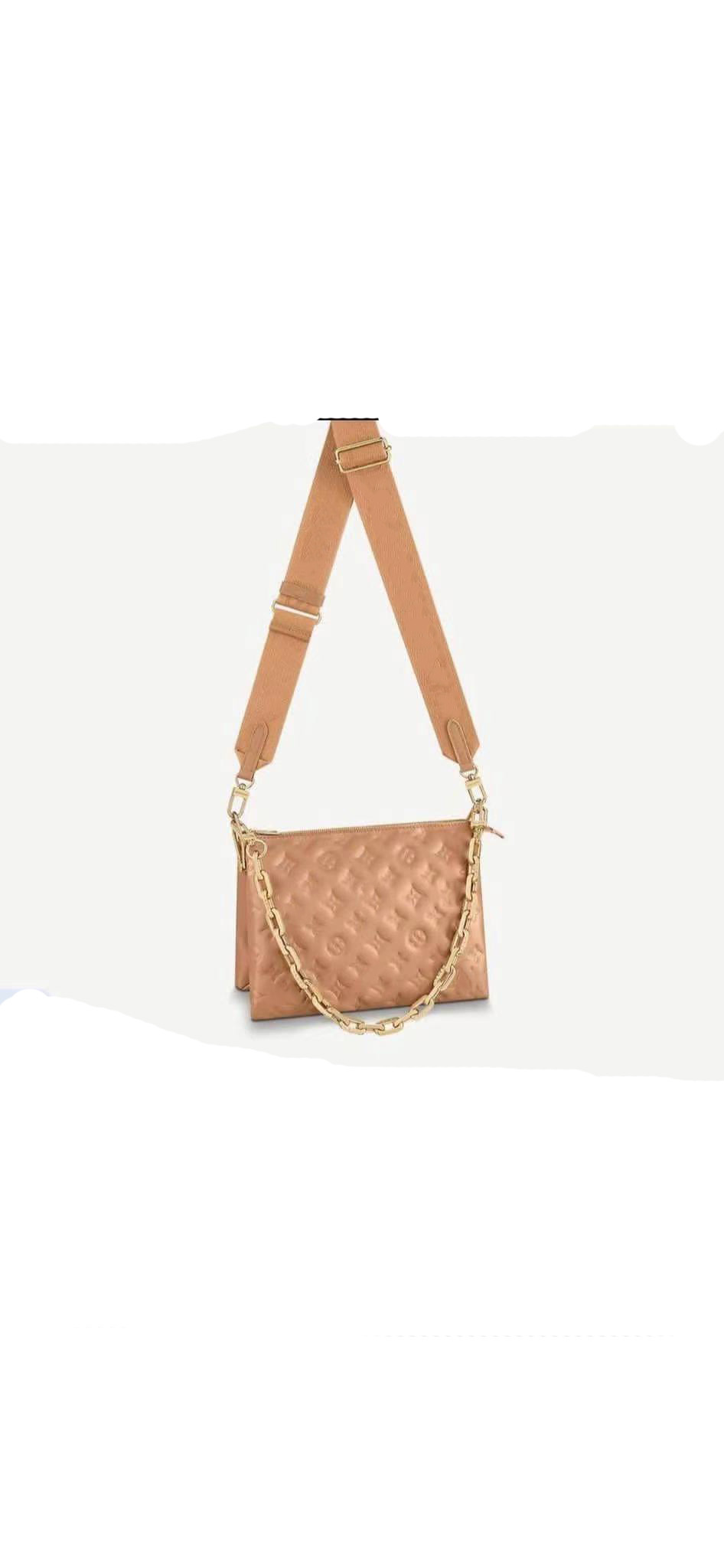 

2022 designers Bags Spring Summer Coussin PM Crossbody Bag Genuine Lambskin Leather Embossed Chain Carry Purse Strap Baguette m57790 Free ship, 14 #26*20*12cm#m57790