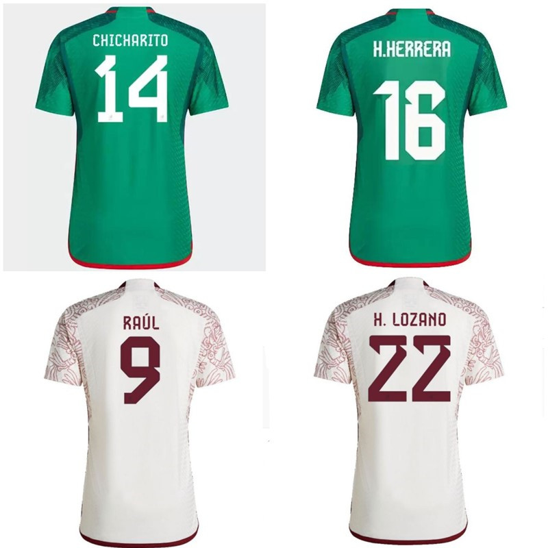 

Top 22 23 Mexico Soccer Jerseys OCHOA 2022 2023 CHICHARITO LOZANO H.MARTIN Football Shirt RAUL Fans Player Version A.GUARDADO PIZARRO HERRERA Mens Jersey Kids 3XL, Mexico2223home_kids