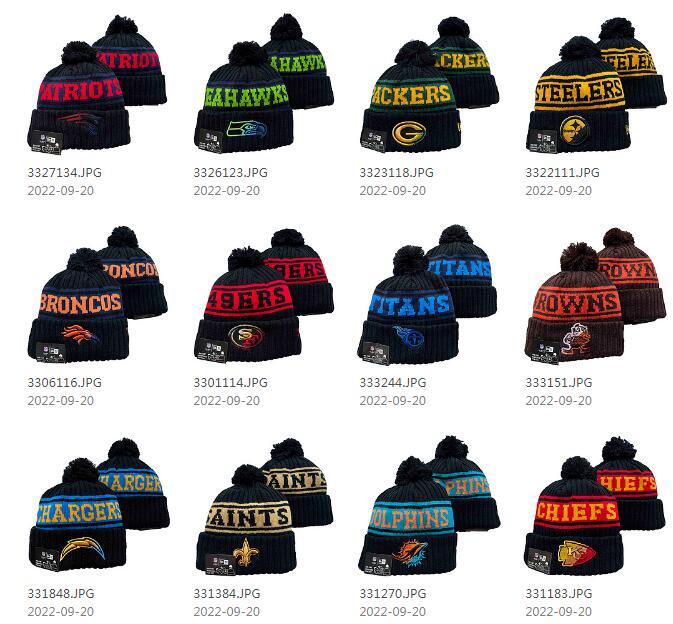 

New Unisex Beanies Man Women Warm Winter Sports All Teams football Knitted Knitting Sports Ski Hat Beanies Turtleneck Cap WsNIB