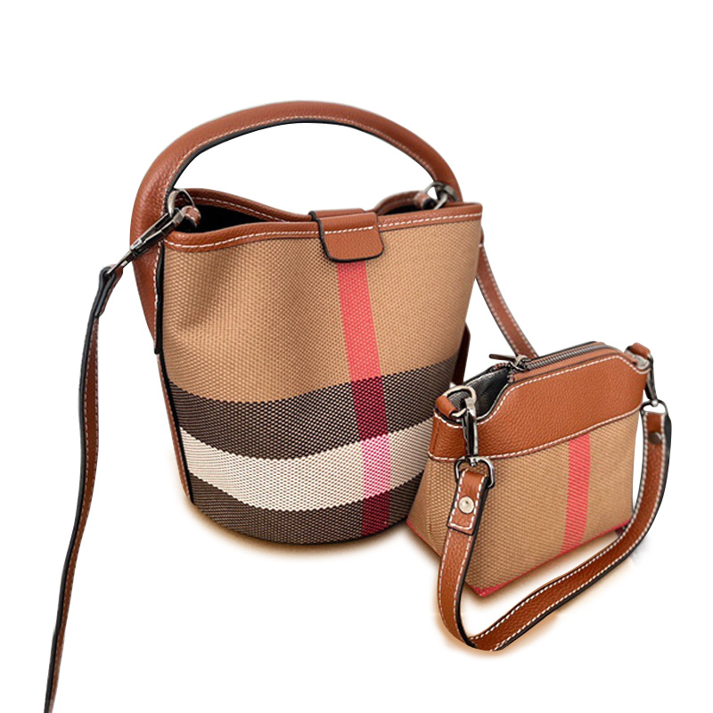 

Canvas Tote Top-handle bucket Bags Brand Women Leather Designer Handbags Shoulder Bag Ladies Hand bags Fashion Shopping Bagg, Customize