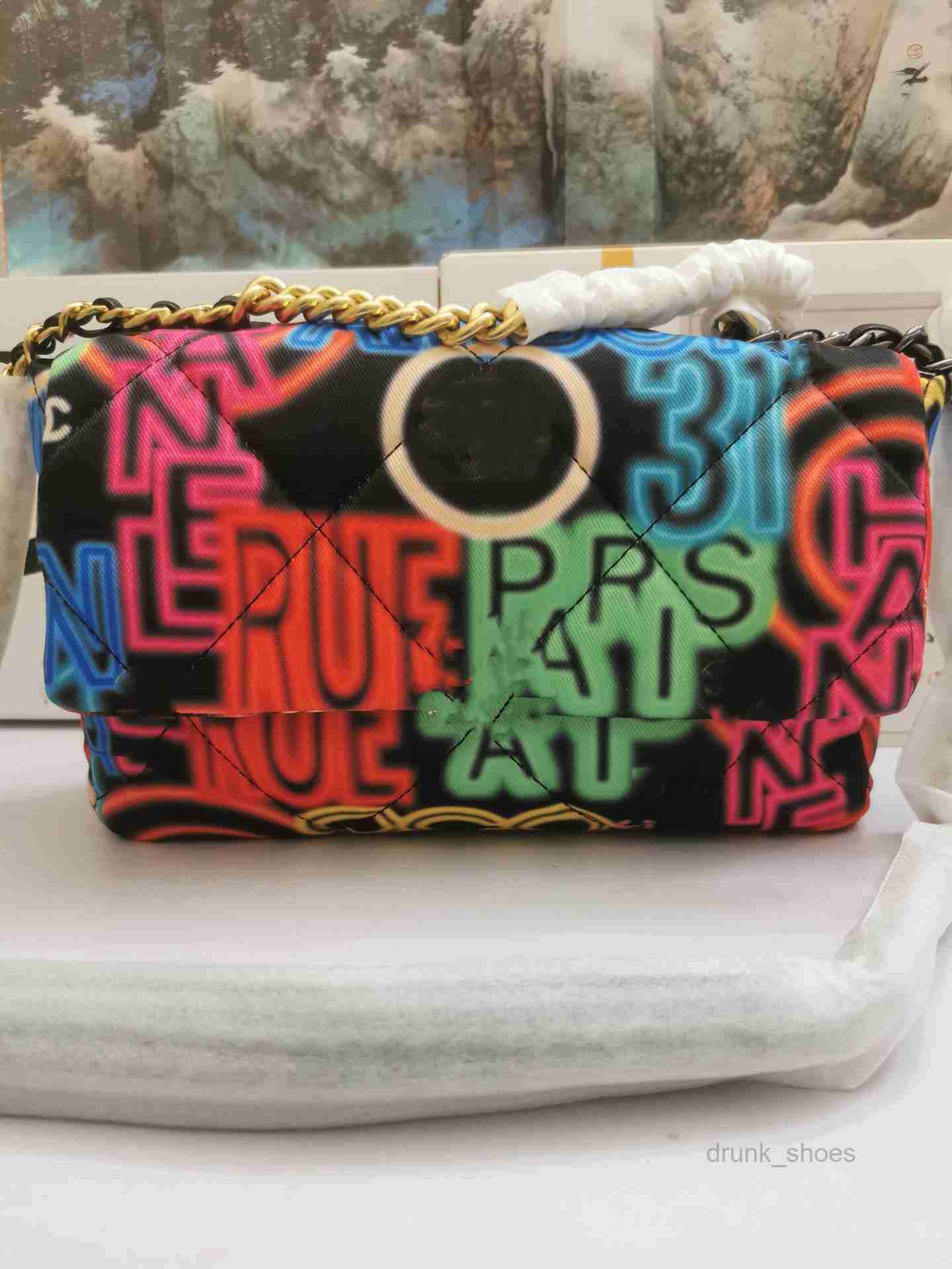 

Evening Bags C New Fashion Luxury Women's Bags Designer Shoulder Crossbody Tote Bag Print Patterns, Multi-color